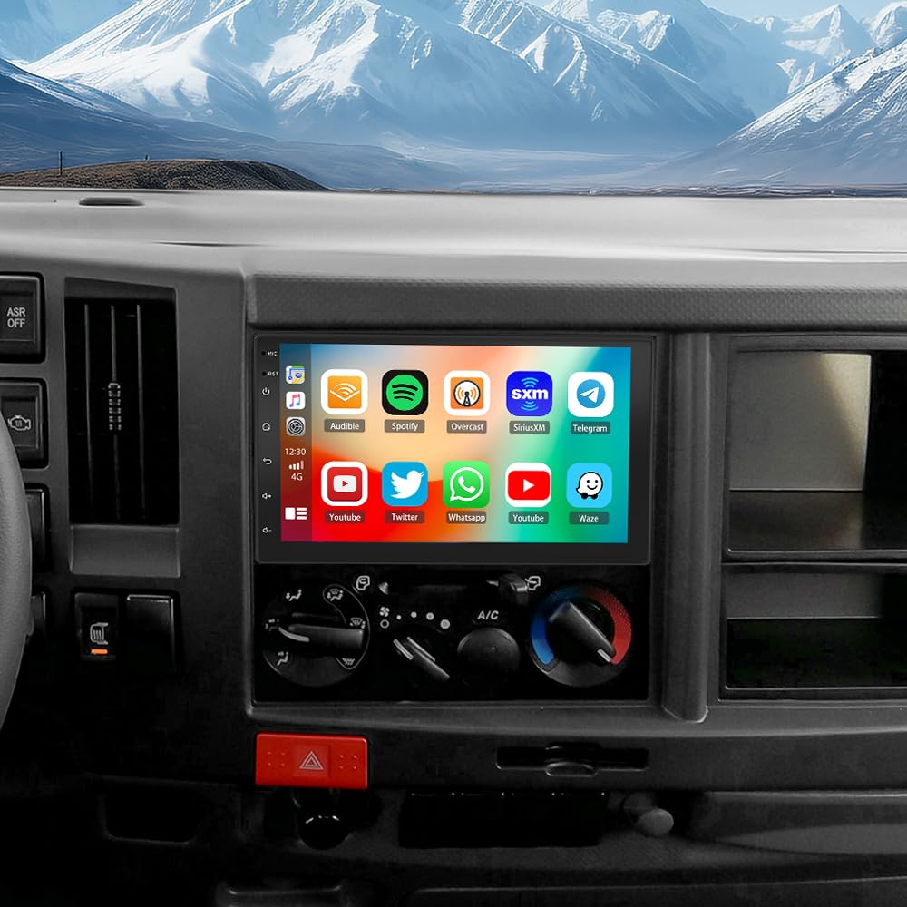 Vorally Android 14 4+64GB Car Stereo Radio for Isuzu N Series NNR